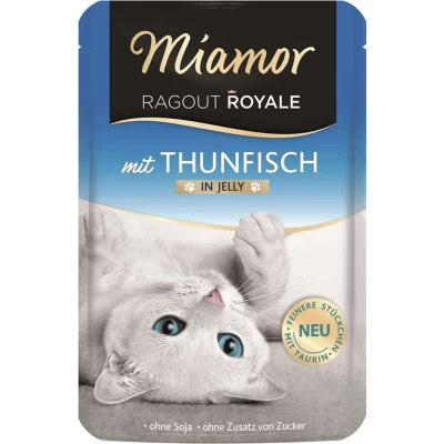 Afbeelding van Voordeelpakket Miamor Ragout Royale 22 x 100 g Kattenvoer Tonijn in Gelei