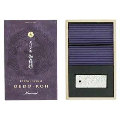 Afbeelding van nippon kodo Japanse wierookstokjes, Oedo KOH, Agar Aloë, 60 repen, wierookstokjes