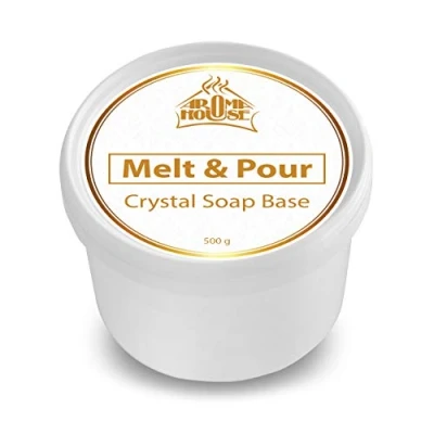 Afbeelding van Zeep Basis van Glycerine Crystal St 500g Gietzeep Eenvoudig Zepen Omsmelten Transparant Creatieve Ruwe Maak Je Eigen Smelten