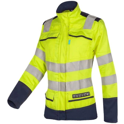 Afbeelding van Werkjas Kasie Geel/marine ARC Dames, Maat 48