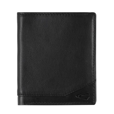 Afbeelding van camel active Leren Portemonnee Stone High Form Wallet Black Zwart