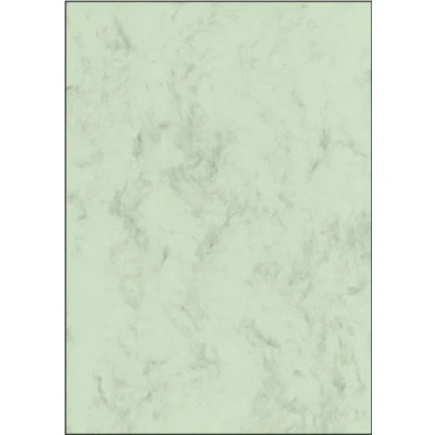 Afbeelding van Sigel designpapier A4 marmer groen 200 grams 50 vel SI DP552