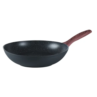 Afbeelding van Wokpan Sambonet Rock&#039;N&#039;Rose Black 28 cm