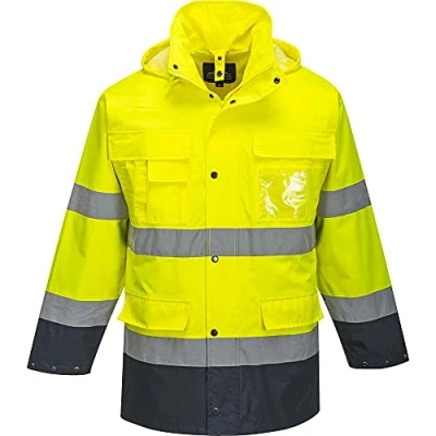 Afbeelding van Portwest S162 Hi Vis Lite 3 in 1 Jack, Normaal, Geel/Marine, Grootte XL