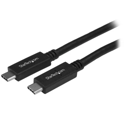 Afbeelding van StarTech.com USB315CC1M 1m USB C Zwart kabel