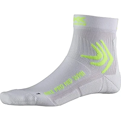 Afbeelding van X socks Sokken Bike Pro Mtb Dames Polyamide Wit/geel Maat 41 42