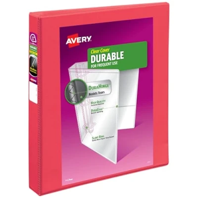 Afbeelding van Avery (R) Durable View 3 ringband, 2,5 cm schuine ringen, 1 koraalbinder (17293)