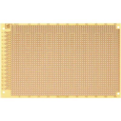 Afbeelding van Rademacher WR Typ 922 Experimenteer printplaat Hardpapier (l x b) 160 mm 100 35 µm Rastermaat 2.54 Inhoud 1 stuk(s)