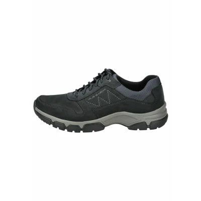 Afbeelding van Pius Gabor Sneakers laag, Heren, Maat: 48, Midnight Leer en textiel