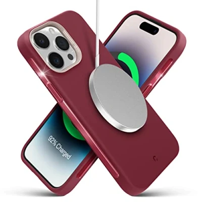 Afbeelding van Spigen Cyrill Ultra Color MagSafe Hoesje Geschikt voor Apple iPhone 14 Pro Rood