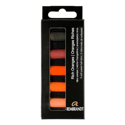 Afbeelding van Rembrandt softpastel half 5 Rijke oranjes