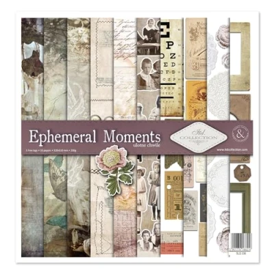 Afbeelding van ITD Collection scrapbooking pakket, papier, decoratief decoupage, kaarten maken, papierformaat 310 x 320 mm (SLS 036 HS code 48025890)