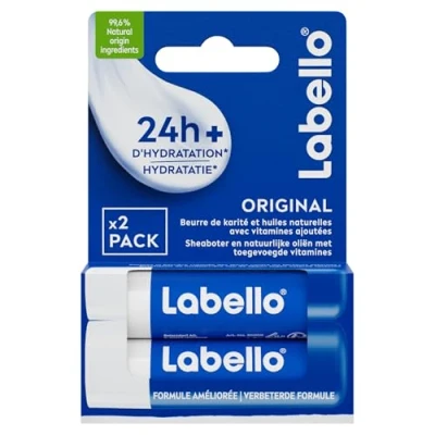 Afbeelding van Labello lippenbalsem original duo stick 2x 4,8g