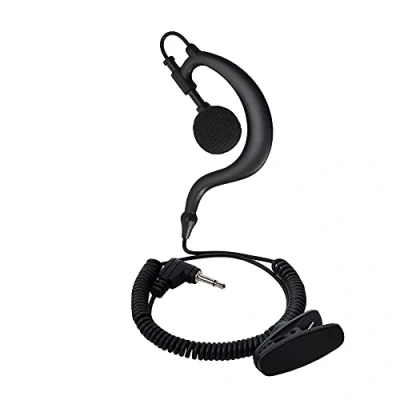 Afbeelding van HYS 3.5Mm Plug G Vorm Zachte Oorhaak Oortje Luisteren/Ontvangen Alleen Headset Voor 2 Way Motorola Icom Radio Transceivers