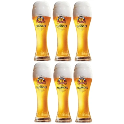 Afbeelding van Erdinger Bierglazen Weizen 500 ml 6 Stuks