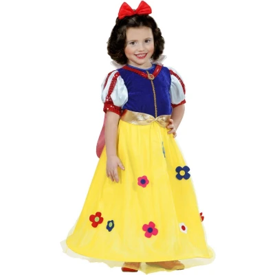 Afbeelding van Widmann 12858 kinderkostuum sprookjesprinses jurk, cape, riem, sprookjes, prinses, carnaval, themafeest