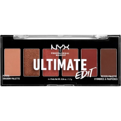 Afbeelding van NYX Professional Makeup Ultimate Edit Petite Oogschaduw palette Warm neutrals 6 x 1,2 gram