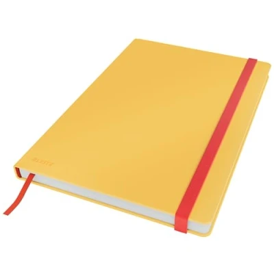 Afbeelding van Leitz Cosy notitieboek met harde kaft, voor ft B5, geruit, geel