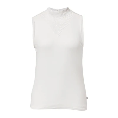 Afbeelding van QS Top, Dames, Maat: Large, Ecru