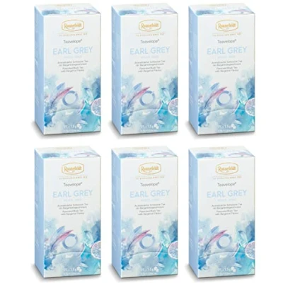 Afbeelding van Ronnefeldt Teavelope® theezakjes Earl Grey Gearomatiseerde zwarte thee 6 stuks (25 x 1,5g)