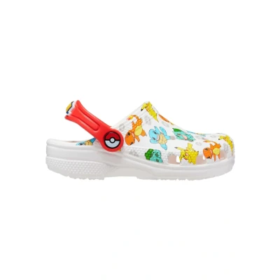 Afbeelding van Crocs Klassieke Pokemon Clog K voor kinderen, uniseks, wit, multi, 30/31 EU