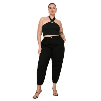 Afbeelding van Trendyol TBBAW23CJ00007 Volwassenen Vrouwen Single pack Zwart 48