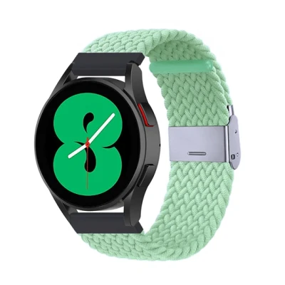 Afbeelding van Braided nylon bandje Lichtgroen Xiaomi Mi Watch / S1 Pro Active S2