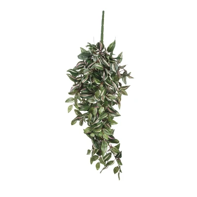 Afbeelding van Mica Decorations tradescantia hangend groen maat in cm: 80 x 30 15