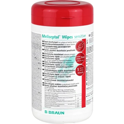 Afbeelding van Meliseptol Wipes sensitive Spenderbox 60 Tücher