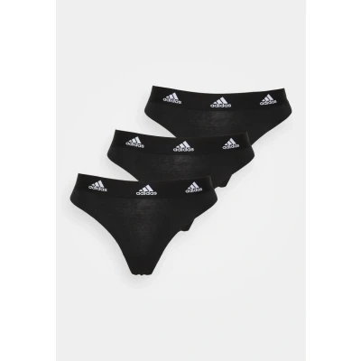 Afbeelding van adidas Sportswear Thong 3 PACK String, Dames, Maat: XXL, Black