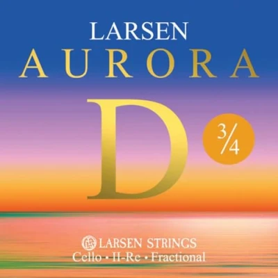 Afbeelding van LARSEN STRINGS Cello snaren Aurora D 3/4 Medium