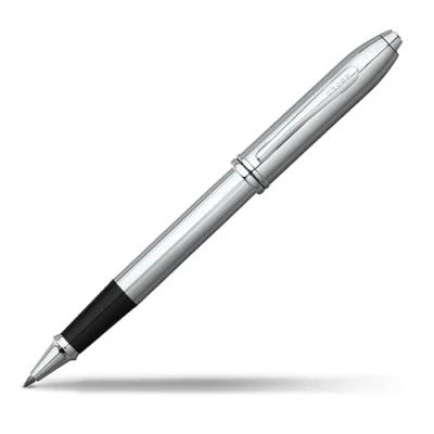 Afbeelding van Cross Townsend Rollerball (lijndikte M, schrijfkleur: zwart, incl. luxe geschenkdoos) glanzend chroom