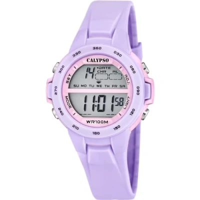 Afbeelding van CALYPSO WATCHES Chronograaf Junior Collection Kinderhorloge, quartz horloge, armbanduhr, digitaal, datum, stopwatchfunctie