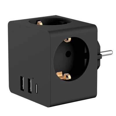 Afbeelding van Accezz Fast Charge Adapter / Oplader 4000 W Zwart Geschikt voor Apple iPhone, Samsung en meer