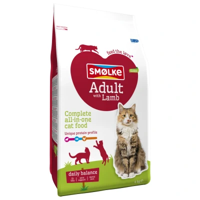 Afbeelding van Smolke Cat Adult Complete All In One Lam&amp;Kip&amp;Vis Kattenvoer 4 kg