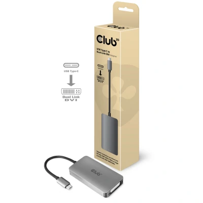 Afbeelding van CLUB3D cac 1510 USB C DVI D Dual link Grijs