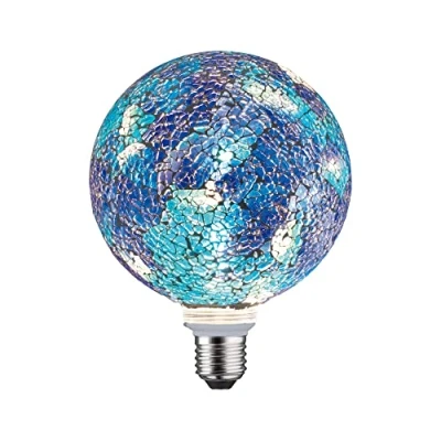 Afbeelding van Paulmann E27 LED Globe 5W Miracle Mosaic blauw
