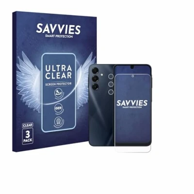 Afbeelding van Savvies Screenprotector voor Samsung Galaxy A16 5G (Voor+Camera) Folie Beschermfolie transparant (6 Stuks)