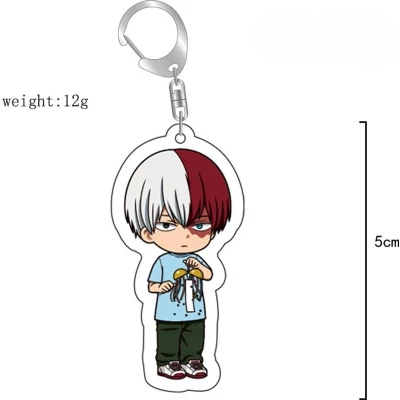Afbeelding van todoroki shoto my hero academia Keychain Sleutelhanger anime