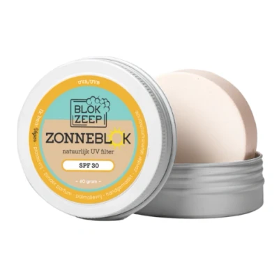 Afbeelding van Blokzeep Zonneblok Minerale Zonnebrand Spf 30