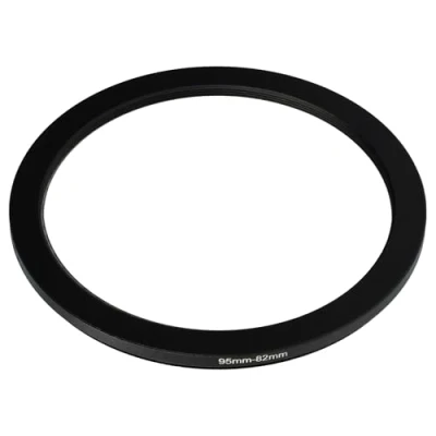 Afbeelding van vhbw Step down ring adapter van 95 mm naar 82 voor cameralens filteradapter, metaal, zwart