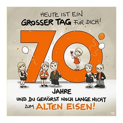 Afbeelding van Gefeliciteerde kaart met muziek, grappige verjaardagskaart archiemotief, bijpassende spreuk en tekst aan de binnenkant, incl. envelop, 17 x 16,5 cm