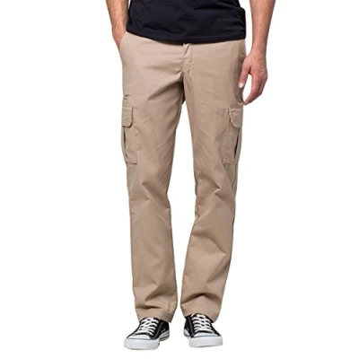 Afbeelding van Dickies Slim Straight Stretch Twill cargobroek voor heren, Woestijn Zand V1, 32W / 32L