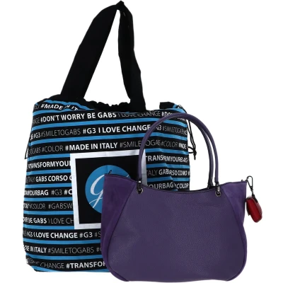 Afbeelding van Gabs Leren Schoudertas Handtas Roberta Ruga Shoulderbag Iris Paars