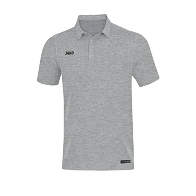 Afbeelding van Polo Premium Basics Lichtgrijs gemeleerd / S