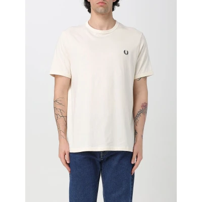 Afbeelding van Fred Perry M3519 Tshirt basic, Heren, Maat: XL, Blanc