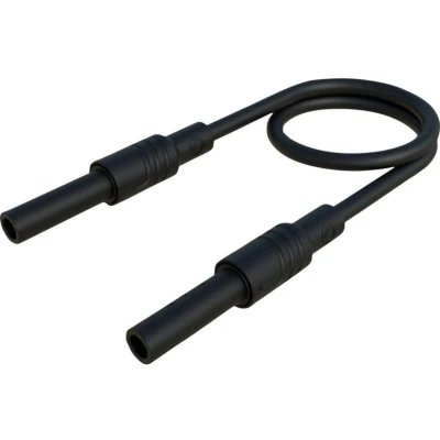 Afbeelding van SKS Hirschmann MAL S BB 50/2,5 sw Meetsnoer Zwart 1 stuk(s)