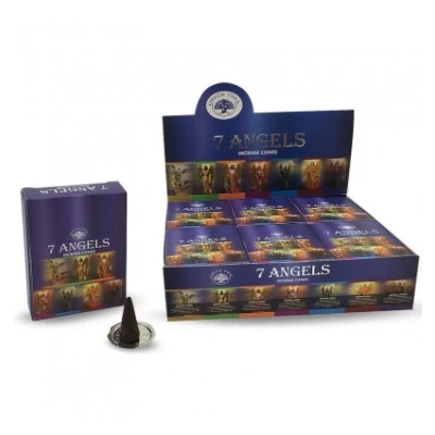 Afbeelding van Green Tree Kegelwierook 7 Angels, 10 stuks