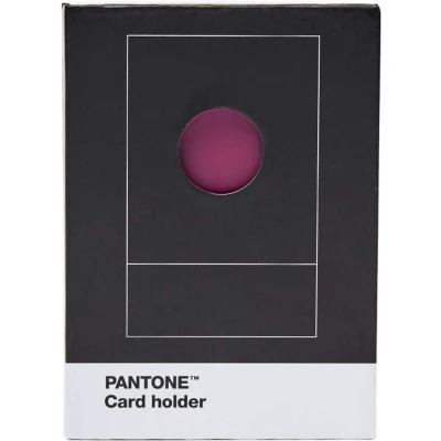 Afbeelding van Pasjeshouder Copenhagen Design Pantone in Giftbox Aubergine