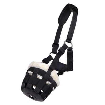 Afbeelding van QHP Graasmasker met bont